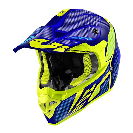 Solo Oggi Casco Moto Cross Enduro Givi 60.1 INVERT Blu Giallo