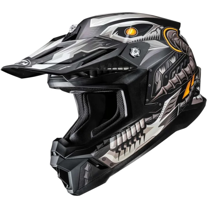 Occasione Imperdibile Casco Moto Cross Enduro Hjc C50 MECHA BEAST MC5SF