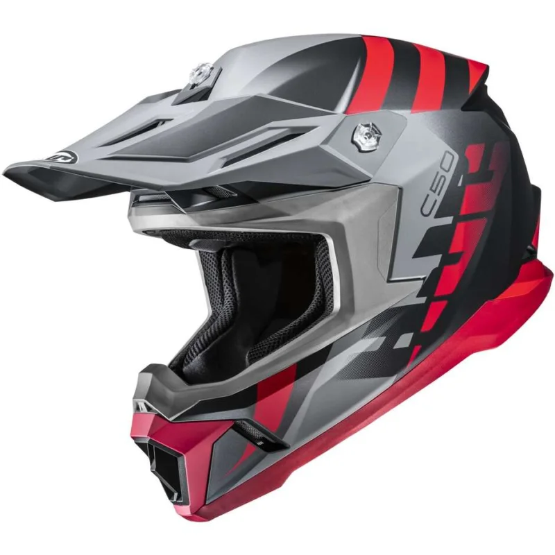 Reso Gratuito Casco Moto Cross Enduro Hjc C50 MIRAGE MC1SF