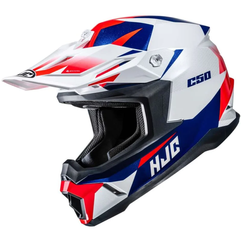 Casco Moto Cross Enduro Hjc C50 SLIDE MC21 Must-Have