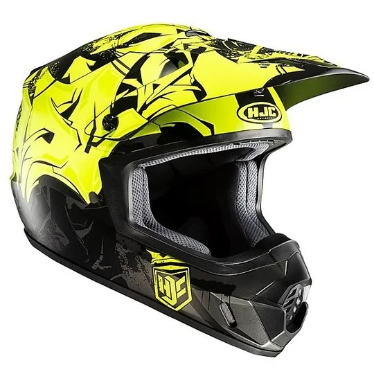 Casco Moto Cross Enduro HJC CS-MX II Graffed MC4HSF Spedizione Gratuita