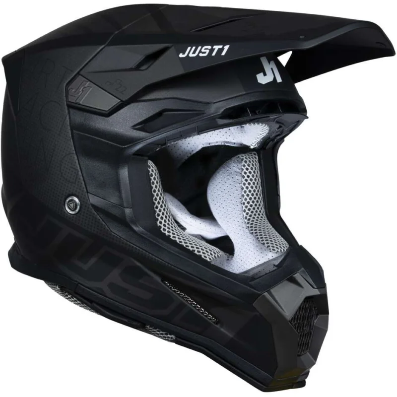 Casco Moto Cross Enduro Just1 J22-f Dynamo Titanio Nero Soddisfatti O Rimborsati
