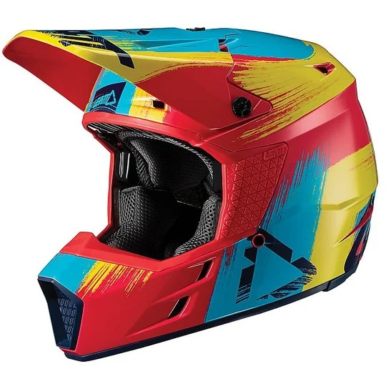 Quantità Limitata Casco Moto Cross Enduro Leatt GPX 3.5 V19.2 Rosso Lime