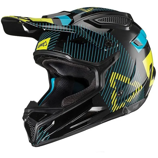 Popolare Casco Moto Cross Enduro Leatt GPX 4.5 V19.2 Nero Lime