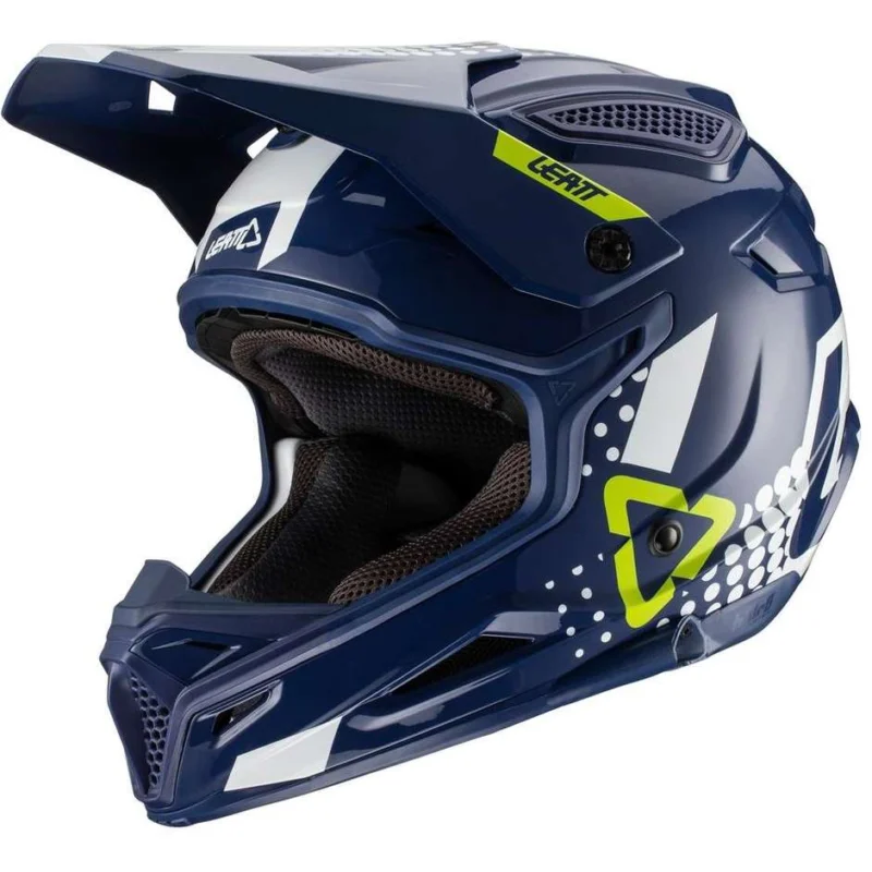 Casco Moto Cross Enduro Leatt GPX 4.5 V20.2 Blu Offerta Speciale