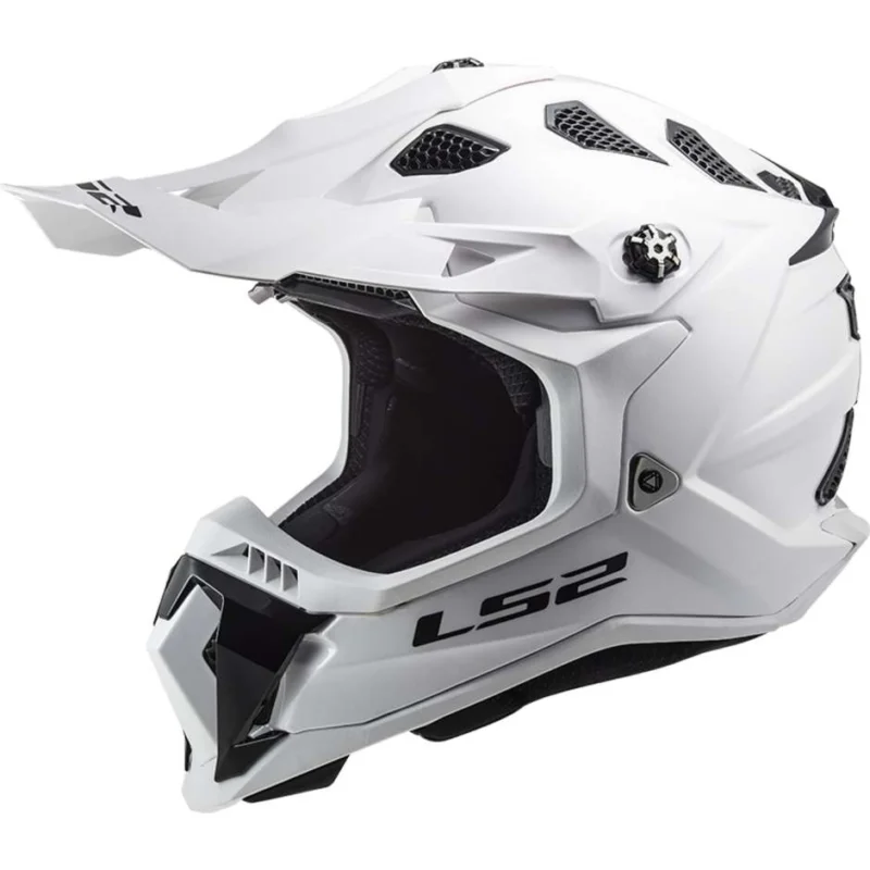 Must-Have Casco Moto Cross Enduro Ls2 MX700 SUBVERTER EVO Solid Bianco