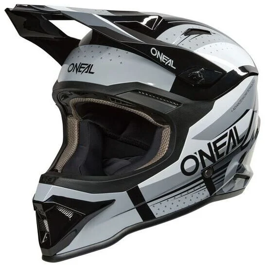 Casco Moto Cross Enduro O'NEAL 1SRS RC Nero Grigio A Buon Prezzo