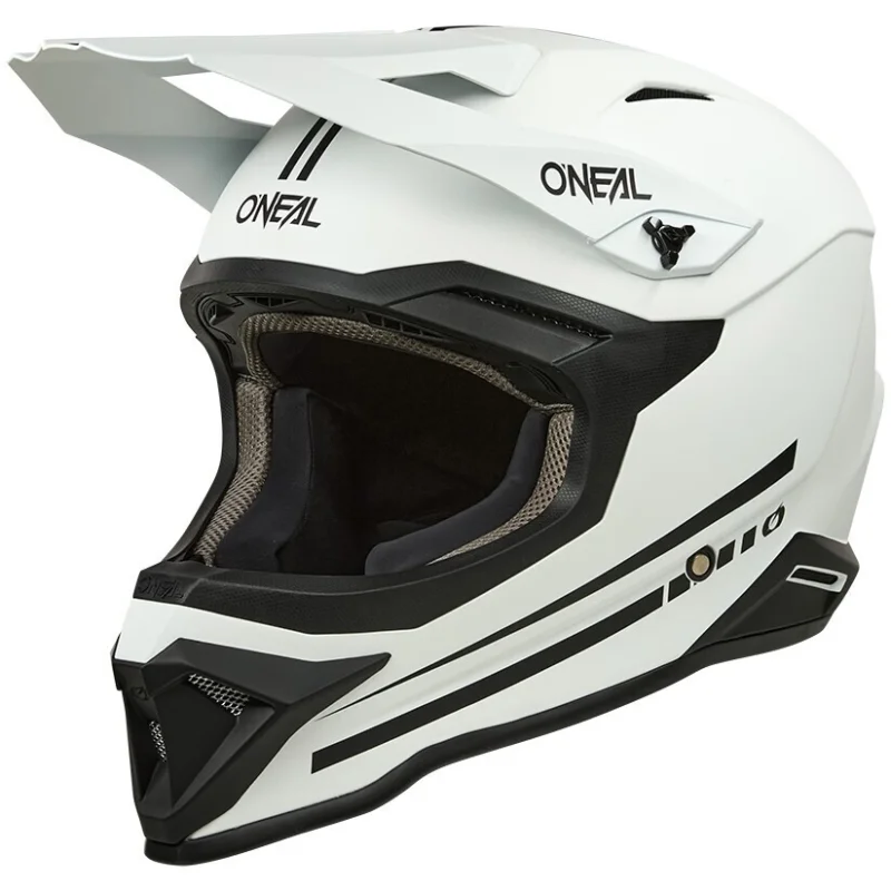 Prezzo Di Fabbrica Casco moto Cross Enduro Oneal 1SRS SOLID Bianco