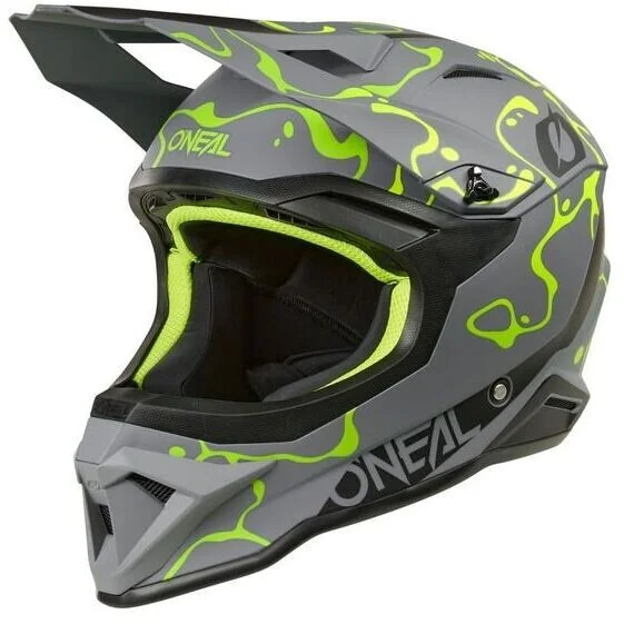 Casco Moto Cross Enduro O'NEAL 1SRS SPLASH Grigio Giallo Fluo Vendita Finale
