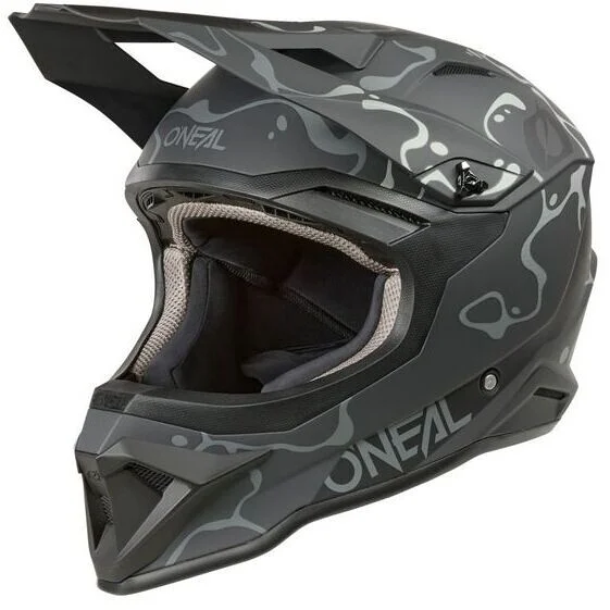 Pagamento Sicuro Casco Moto Cross Enduro O'NEAL 1SRS SPLASH Nero Grigio
