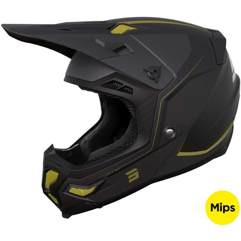 Casco Moto Cross Enduro Shot CORE COMP Oro Opaco Ultime Pezzi
