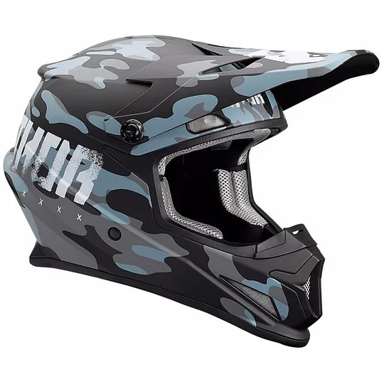 Saldi Casco Moto Cross Enduro Thor Sector Covert Midnight