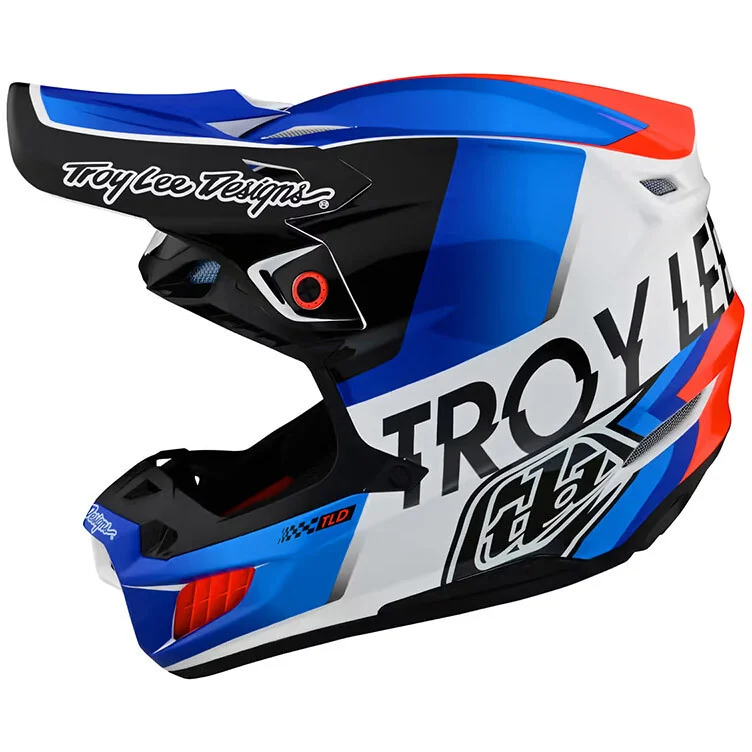 Casco Moto Cross Enduro Troy Lee Design SE5 ECE COMPOSITE WMIPS QUALIFIER Bianco Ultima Occasione