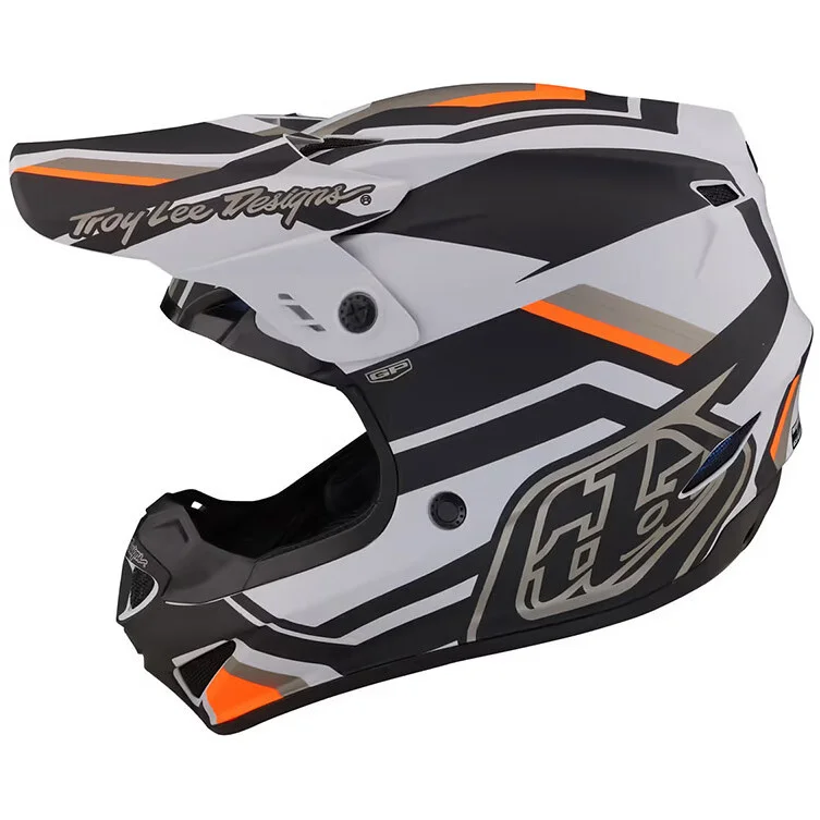 Prezzo Scontato Casco Moto Cross Enduro Troy Lee Designs GP APEX Grigio