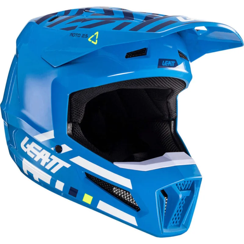 Solo Oggi Casco Moto Cross Leatt 2.5 V24 CYAN Azzurro