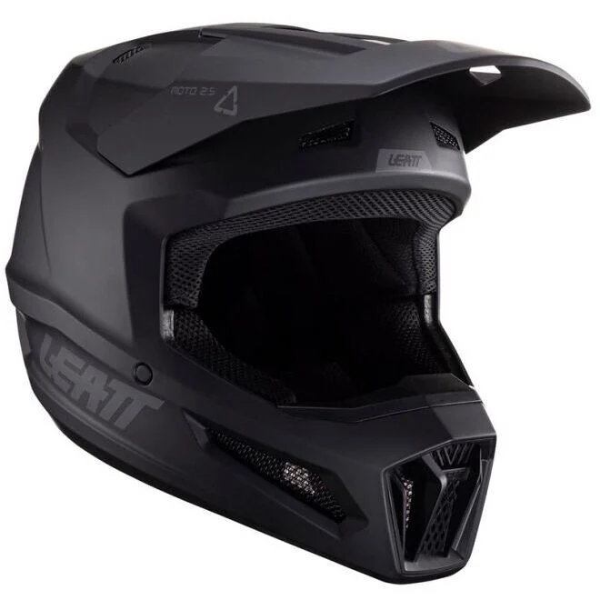 Casco Moto Cross Leatt 2.5 V24 STEALTH Nero Miglior Prezzo