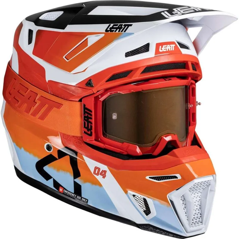 Nuovo Arrivo Casco Moto Cross Leatt KIT MOTO 8.5 V25 GLAMIS Multicolore