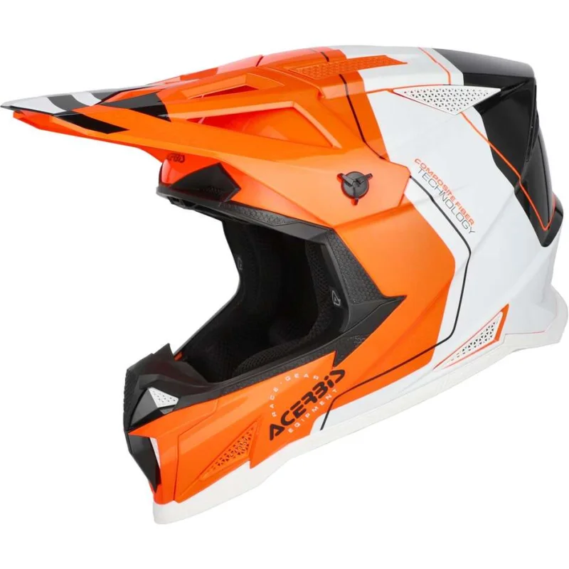 Soddisfatti O Rimborsati Casco Moto Cross OFFROAD T711 Arancio Fluo Nero