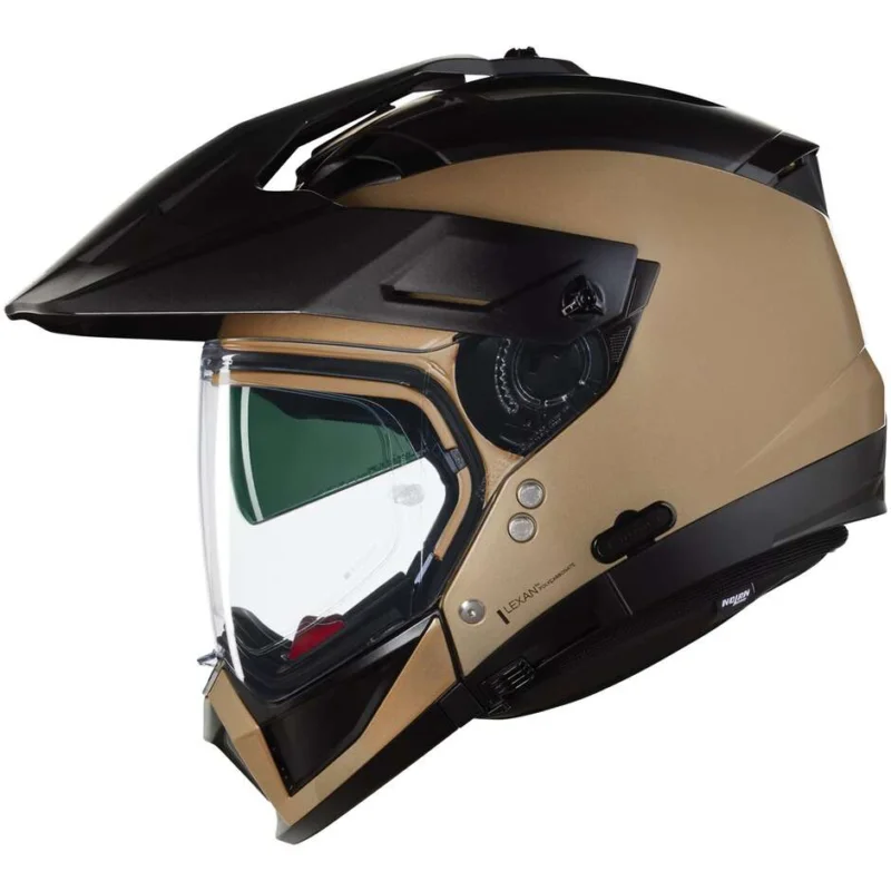 Casco Moto Crossover Nolan N70-2 X 06 CLASSICO NOBILE 316 Sabbia Nero Lucido Promozione Esclusiva