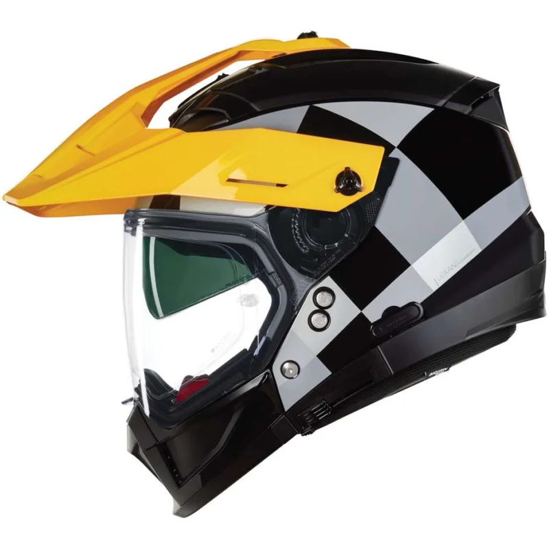 Casco Moto Crossover Nolan N70-2 X 06 RUVIDO 341 Nero Grigio Giallo Prezzo Conveniente