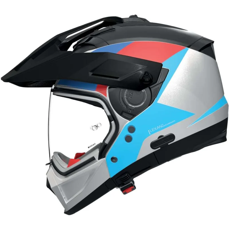 Casco Moto Crossover Nolan N70-2 X 06 TURBINE 350 Bianco Nero Blu Antracite Rosso Metal Di Tendenza