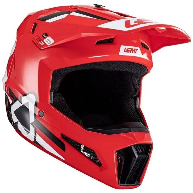 Casco Moto Cross Ragazzo Leatt 3.5 JR V24 RED Rosso Acquista Ora