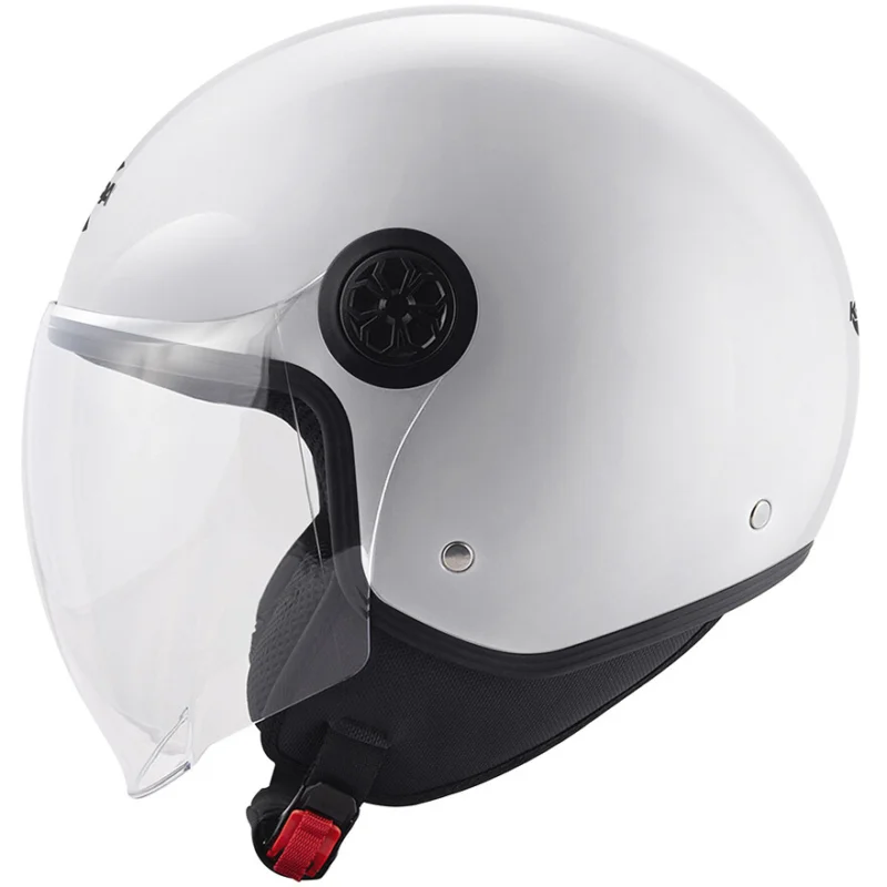 Casco Moto Demi-Jet Kappa KV59 Bianco Lucido Offerta