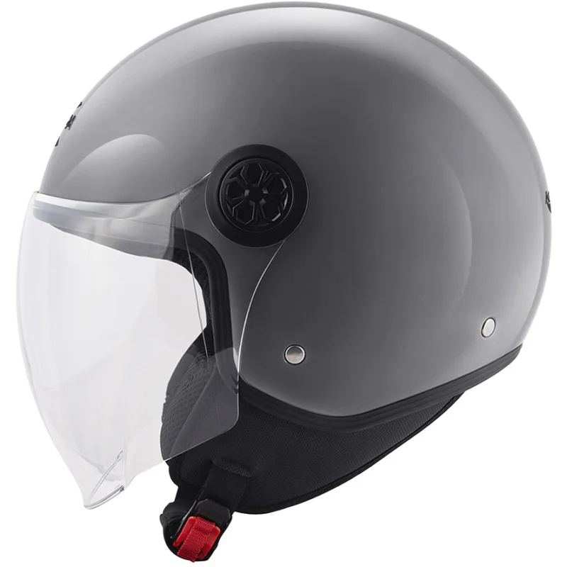 Casco Moto Demi-Jet Kappa KV59 Grigio Lucido Novità