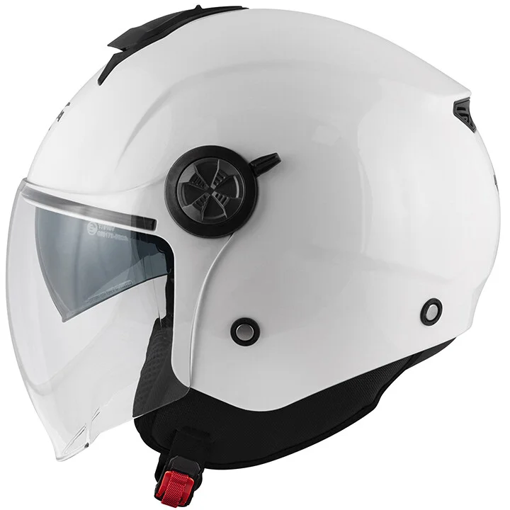 Casco Moto Demi-Jet Kappa KV60 Bianco Lucido Offerta Del Giorno