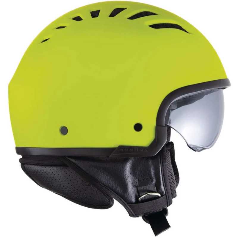 Casco MOto Demi-Jet Tucano Urbano EL'FRESH 1150 Giallo Hi-Vision Offerta Limitata