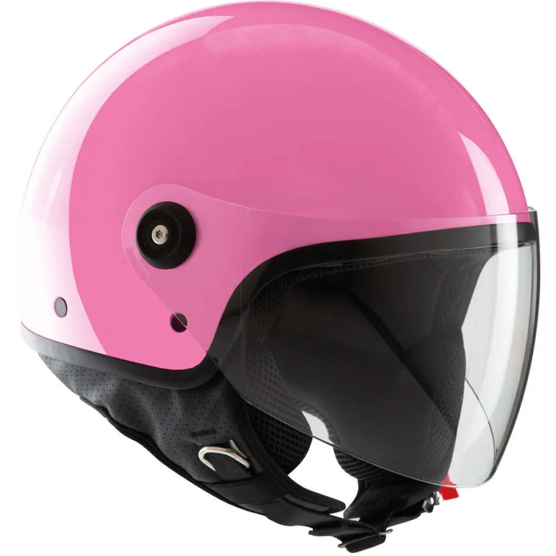 Consegna Rapida Casco Moto Demi-Jet Tucano Urbano EL'JETTIN Rosa Lucido