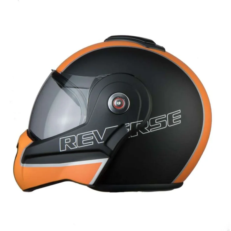 Casco Moto Flip-Up BHR 807 REVERSE Arancio Opaco Esclusivo