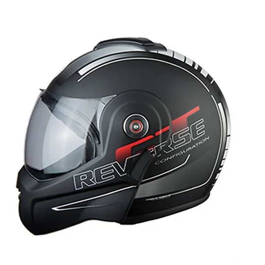 Casco Moto Flip-Up BHR 807 REVERSE COOL Nero Novità