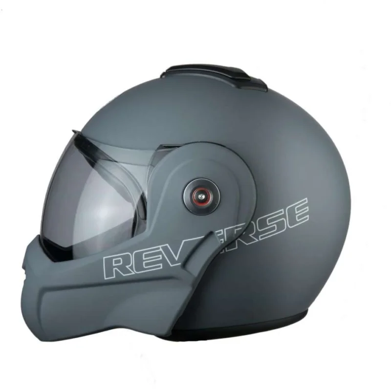 Casco Moto Flip-Up BHR 807 REVERSE Grigio Opaco Affare
