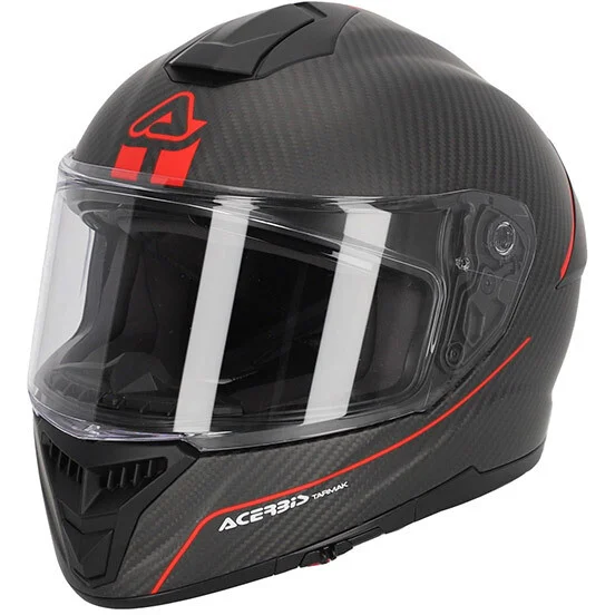 Non Perdere Casco Moto Integrale Acerbis Tarmak 2206 Carbonio Nero Rosso