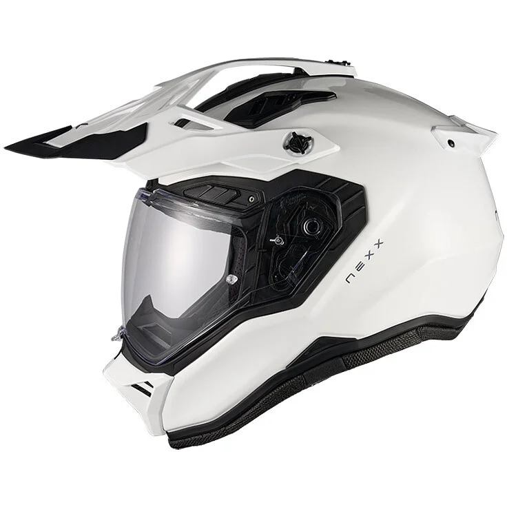 Casco Moto integrale Adventure Nexx X.RALLY Mono Bianco Offerta Limitata