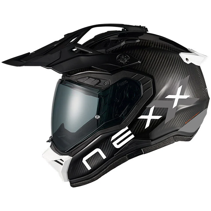 Casco Moto integrale Adventure Nexx X.RALLY PRO Fim 2 Carbon Bianco Vendita Finale