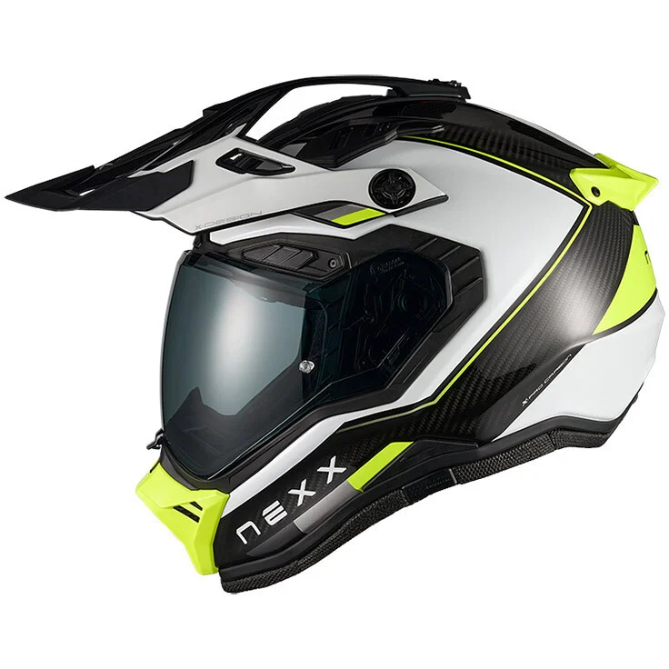 Quantità Limitata Casco Moto integrale Adventure Nexx X.RALLY Raid Bianco Giallo Fluo