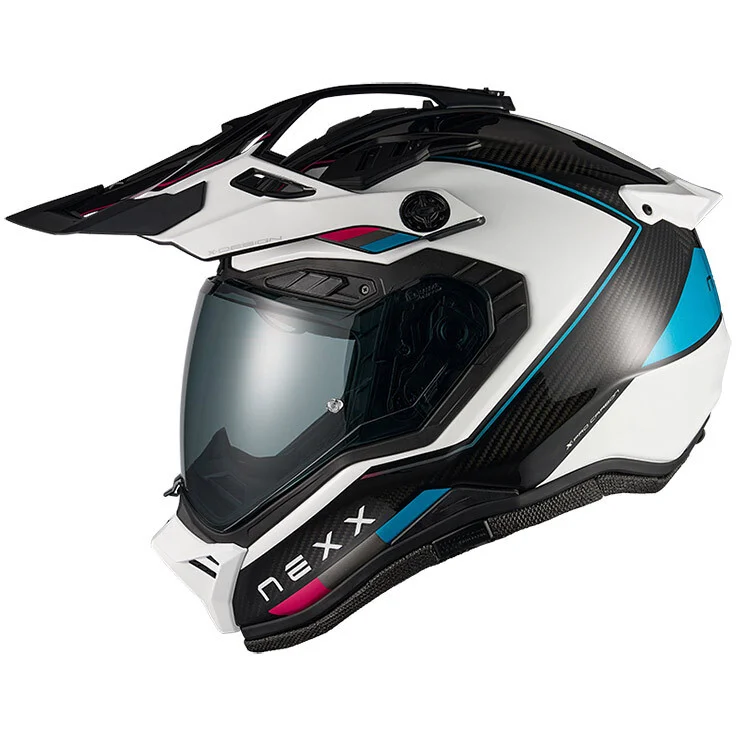 Casco Moto integrale Adventure Nexx X.RALLY Raid Blu Pink Prezzo Di Fabbrica