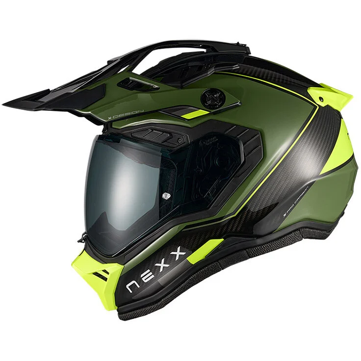 Quantità Limitata Casco Moto integrale Adventure Nexx X.RALLY Raid Verde Giallo Fluo