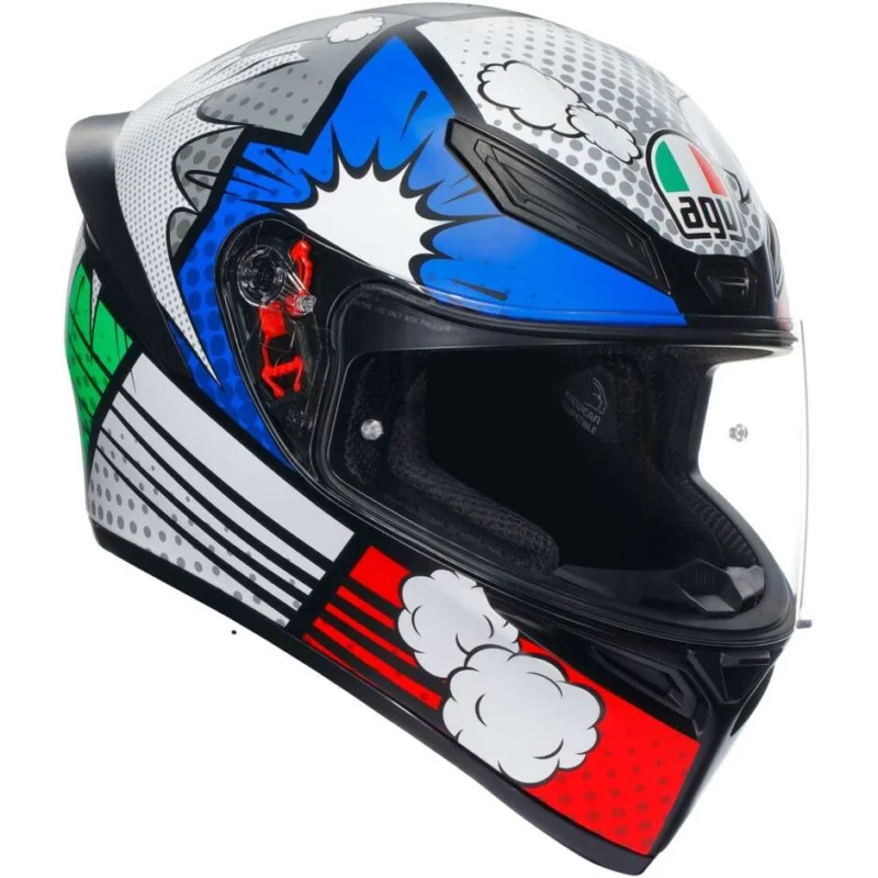Prezzo Ridotto Casco Moto Integrale Agv K1 S BANG Opaco Italy Blu