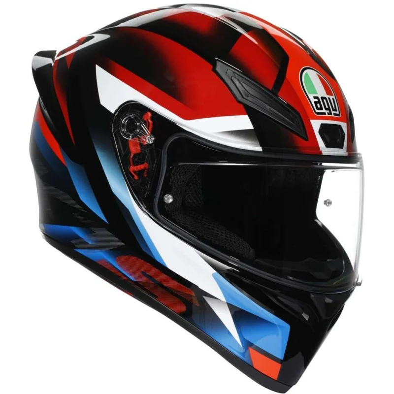 Casco Moto Integrale AgvK1 SFASTLAP Nero Rosso Blu Compra Adesso