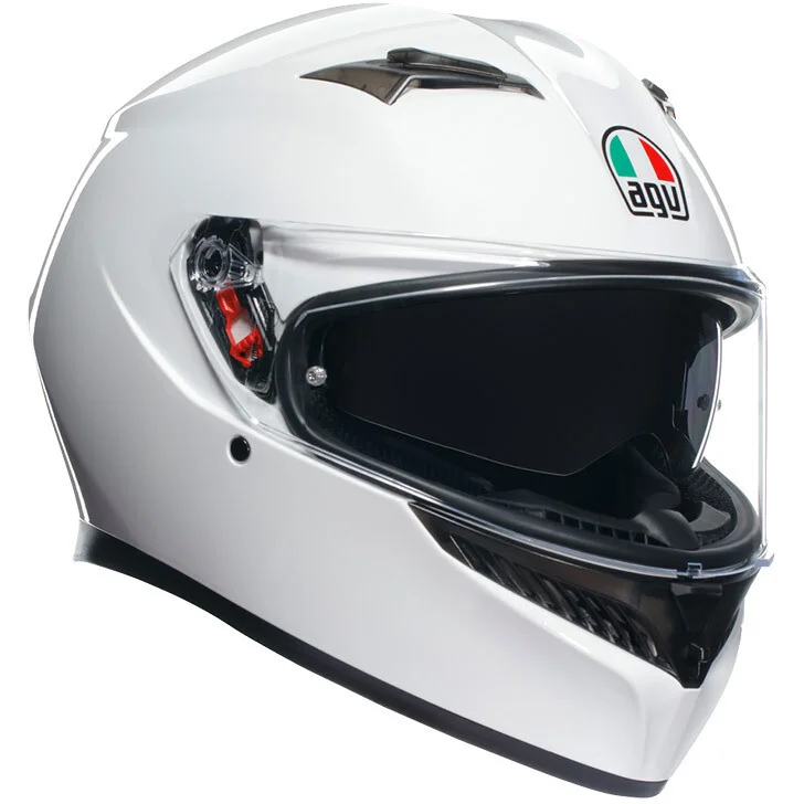 Casco Moto Integrale Agv K3 Mono Bianco Seta A Buon Prezzo