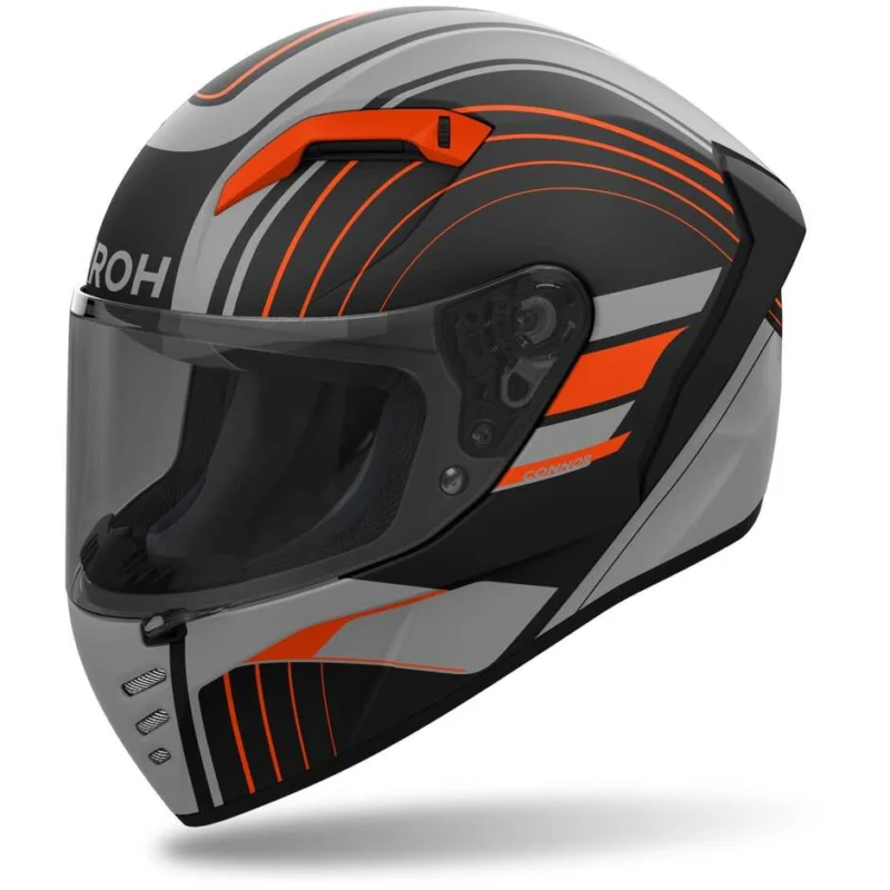 Spedizione Espresso Casco Moto Integrale Airoh CONNOR ACHIEVE Arancio Opaco