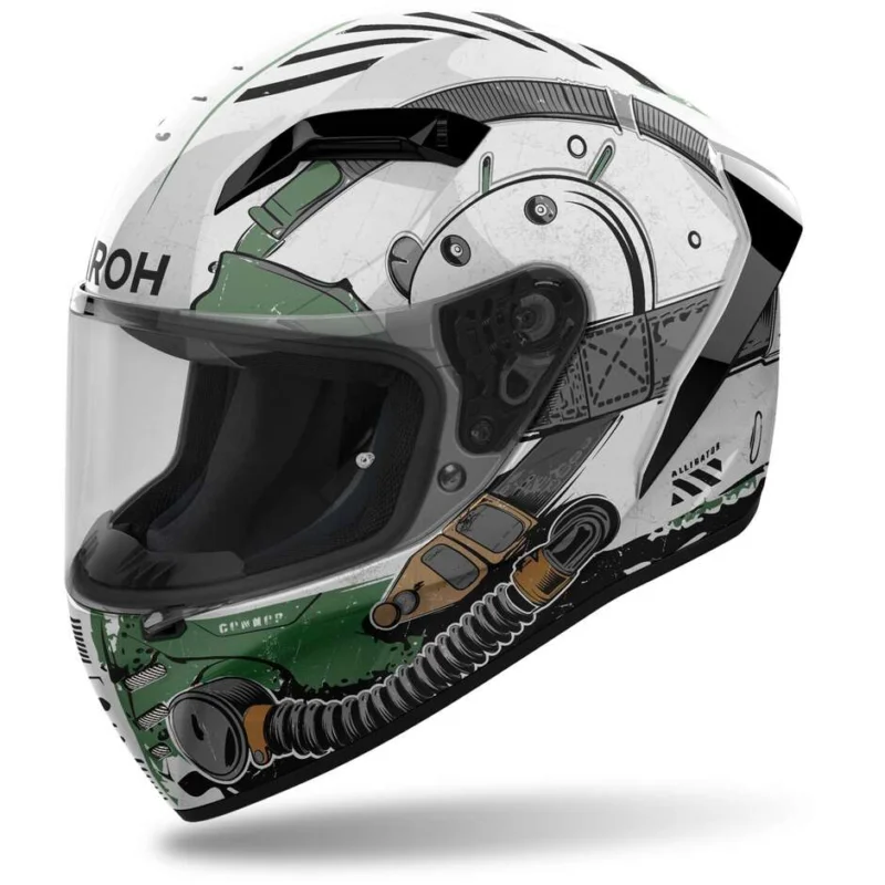 Bestseller Casco Moto Integrale Airoh CONNOR ALLIGATOR Lucido