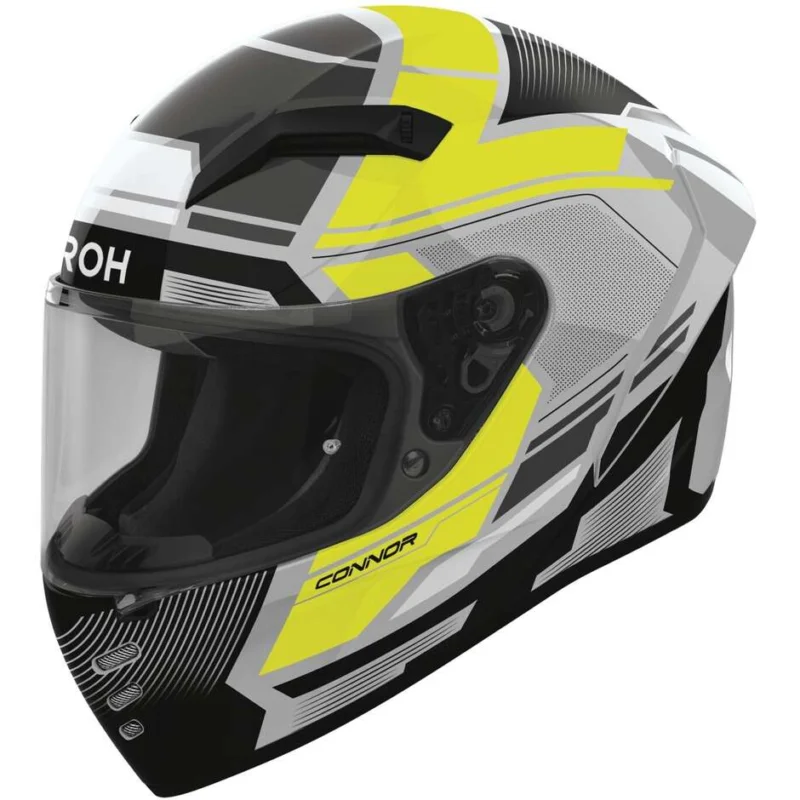 Casco Moto Integrale Airoh CONNOR EGO Giallo Lucido Spedizione Espresso