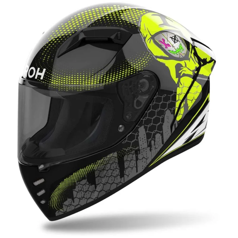 Casco Moto Integrale Airoh CONNOR GAMER Lucido Professionale