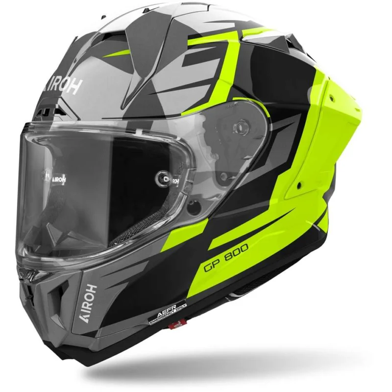 Casco Moto Integrale Airoh GP 800 MASTER Giallo Lucido Popolare