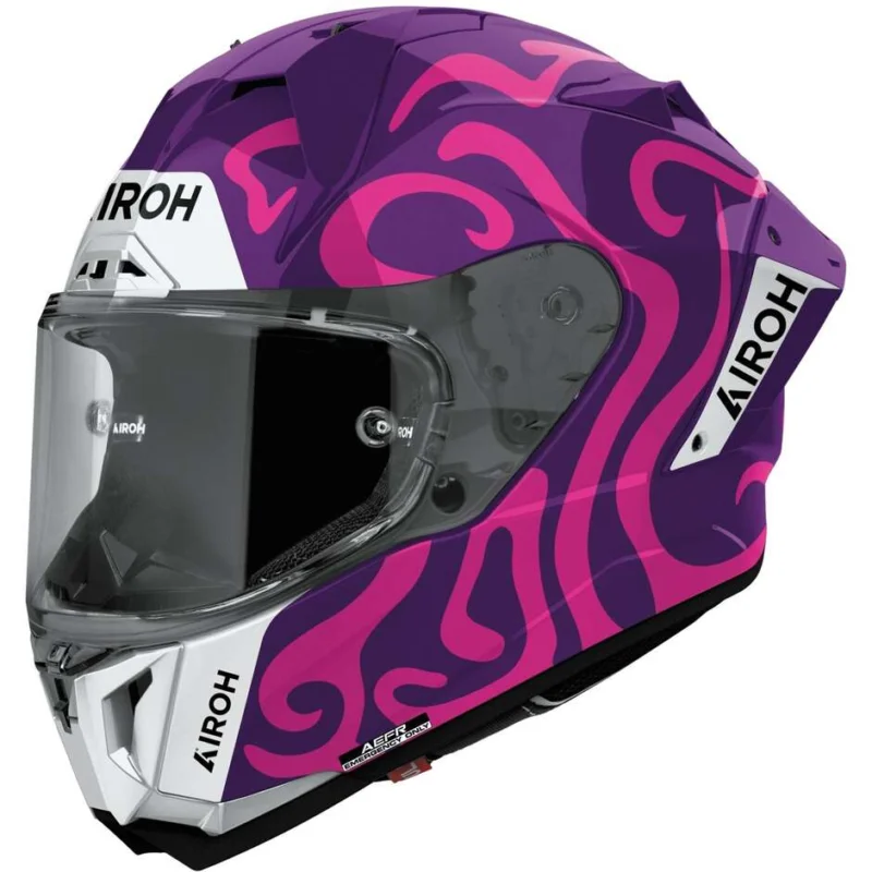 Sconto Casco Moto Integrale Airoh GP 800 SWAIN Viola Lucido