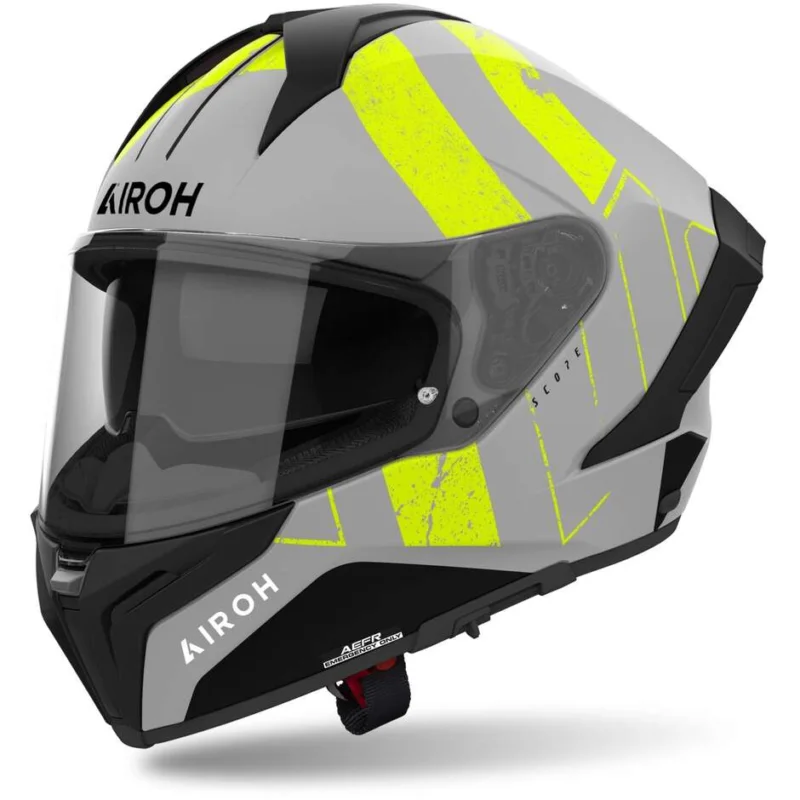 Casco Moto Integrale Airoh MATRYX SCOPE Giallo Opaco Subito Disponibile